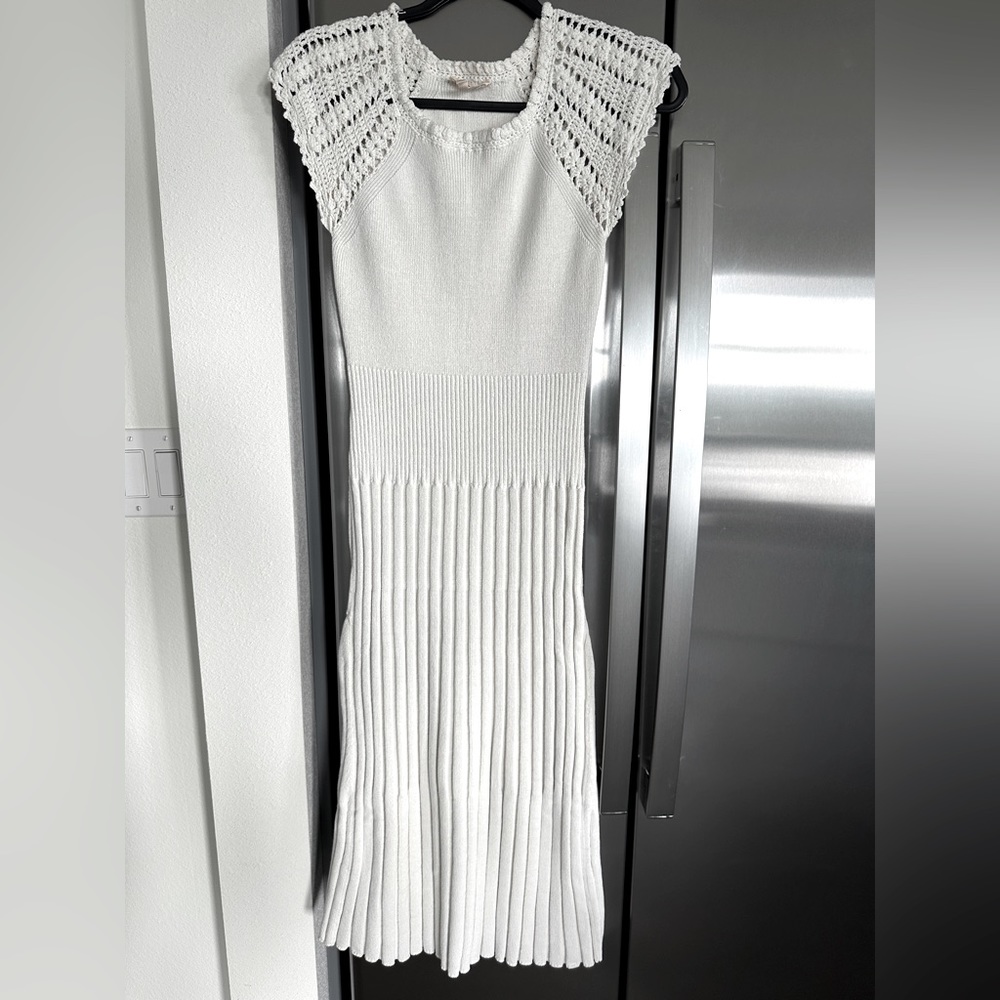 Rebecca Taylor midi white dress